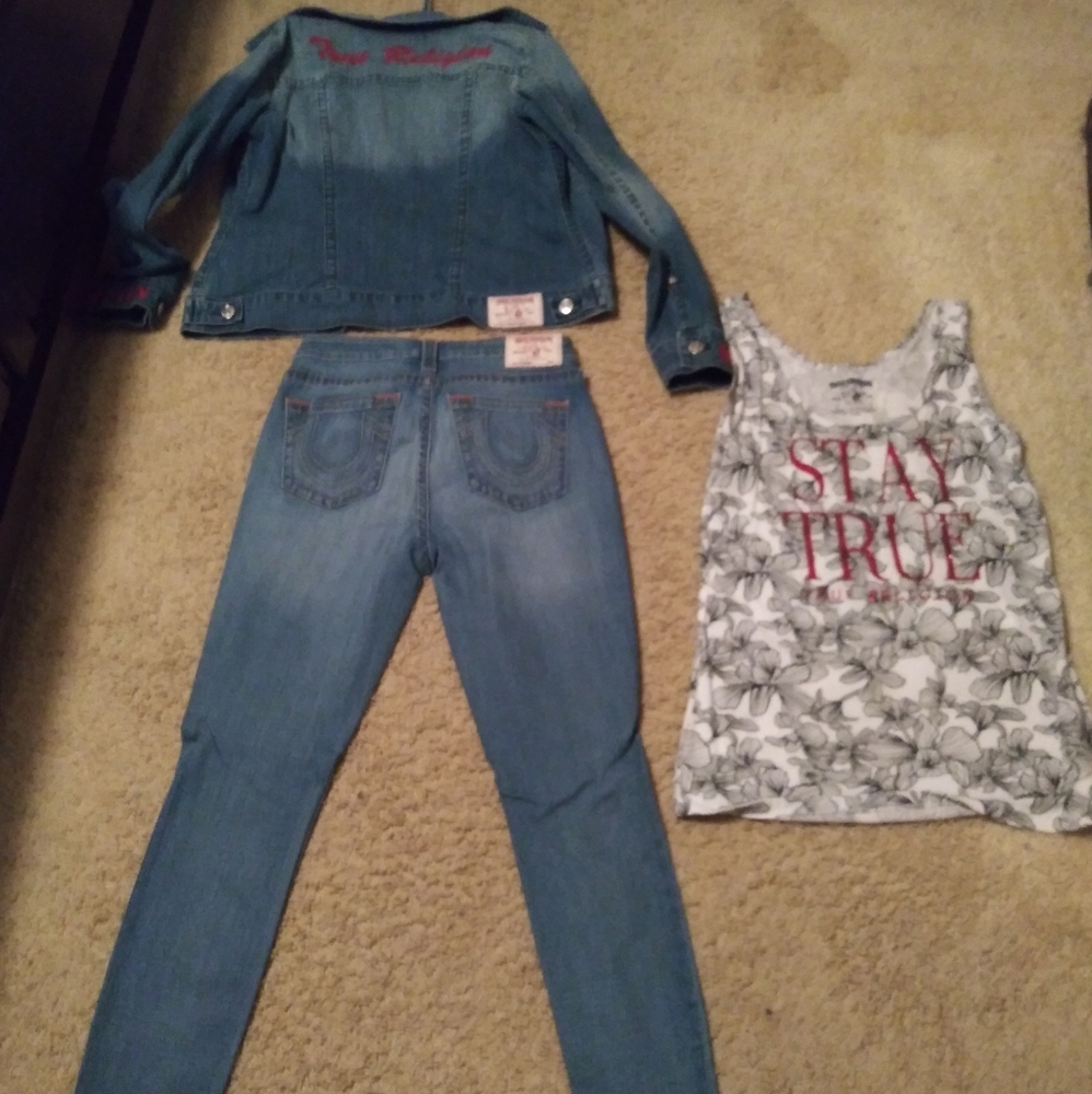 3pc Denim Outfit, Never Worn